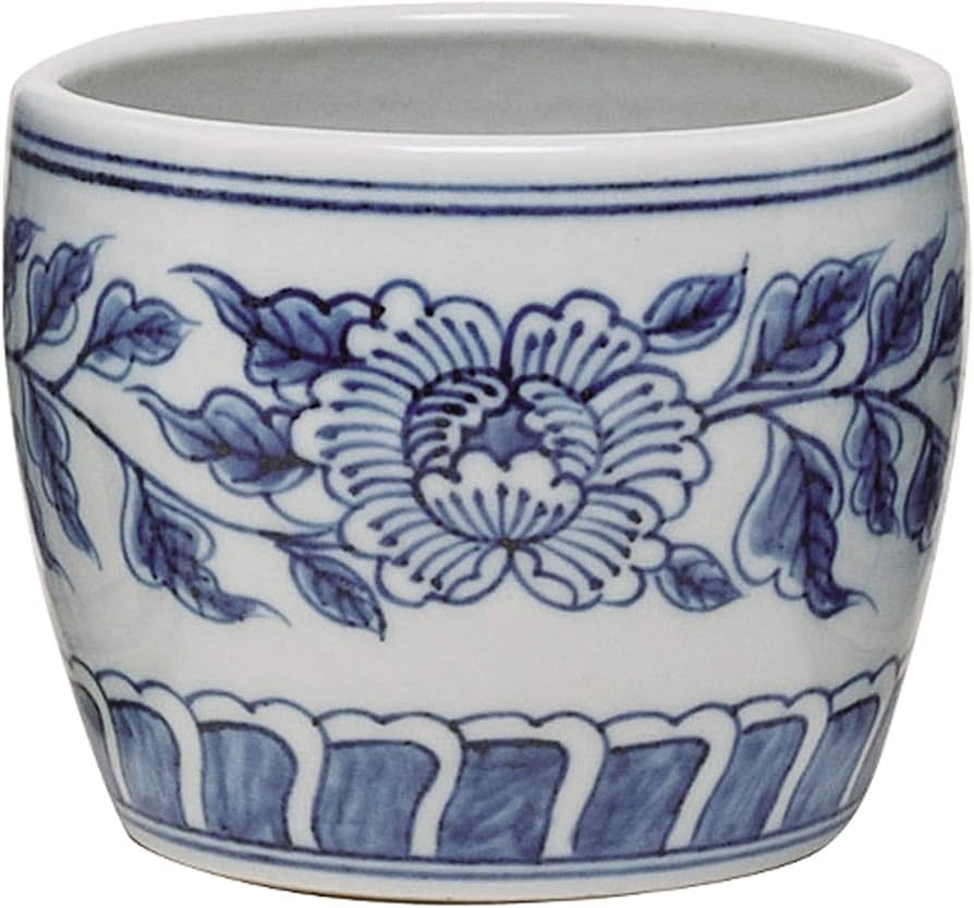 Amazon.co.jp: 【茶道具 火入】火入 古染付 牡丹唐草 景徳鎮 王懐英作 Amazon.co.jp: 【茶道具 火入】火入 古染付 牡丹唐草 景徳鎮 王懐英作